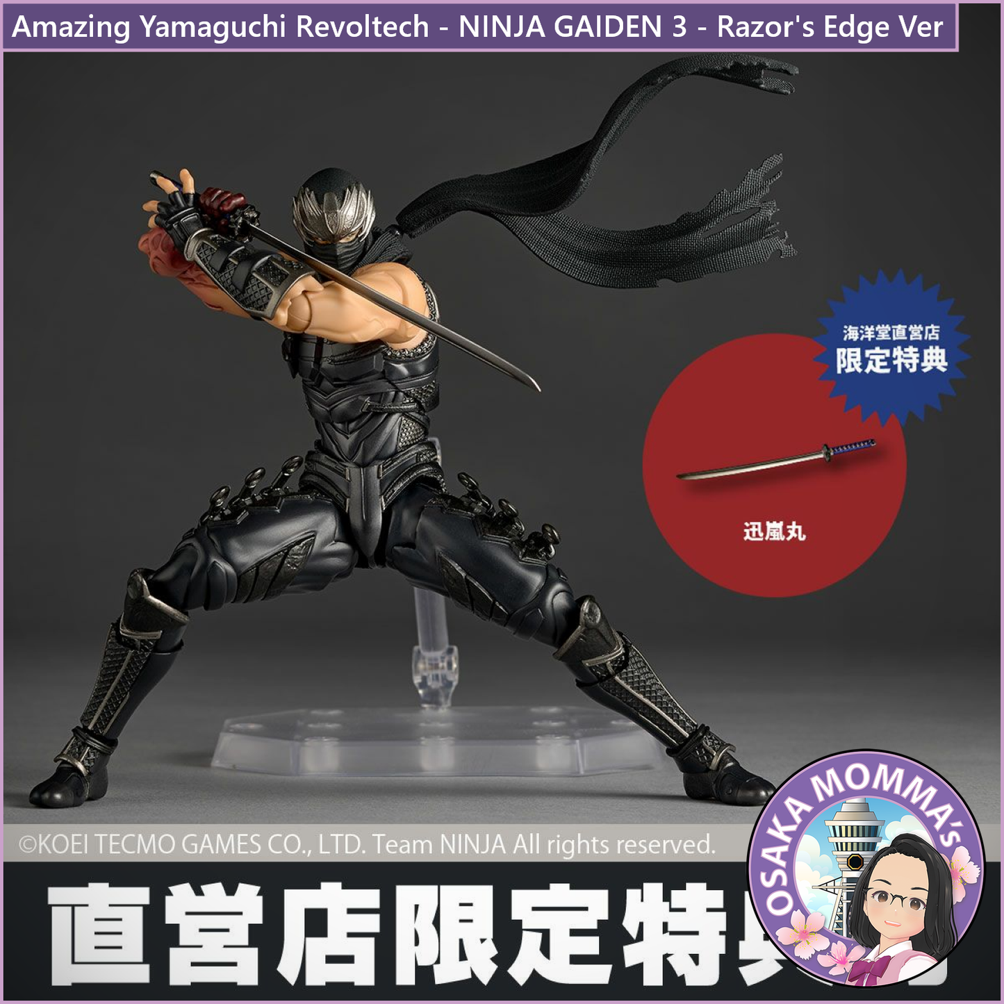 Amazing Yamaguchi Revoltech - NINJA GAIDEN 3 - Razor's Edge Ver【Jan.2026】