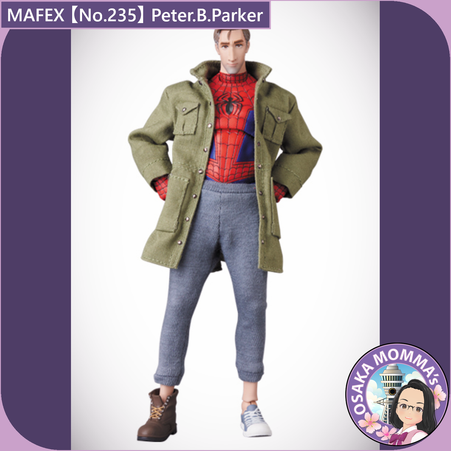MAFEX 【No.235】Peter.B.Parker – Osaka Momma's Japanese Goods MAFEX 【No.235】Peter.B.Parker – Osaka Momma's Japanese Goods