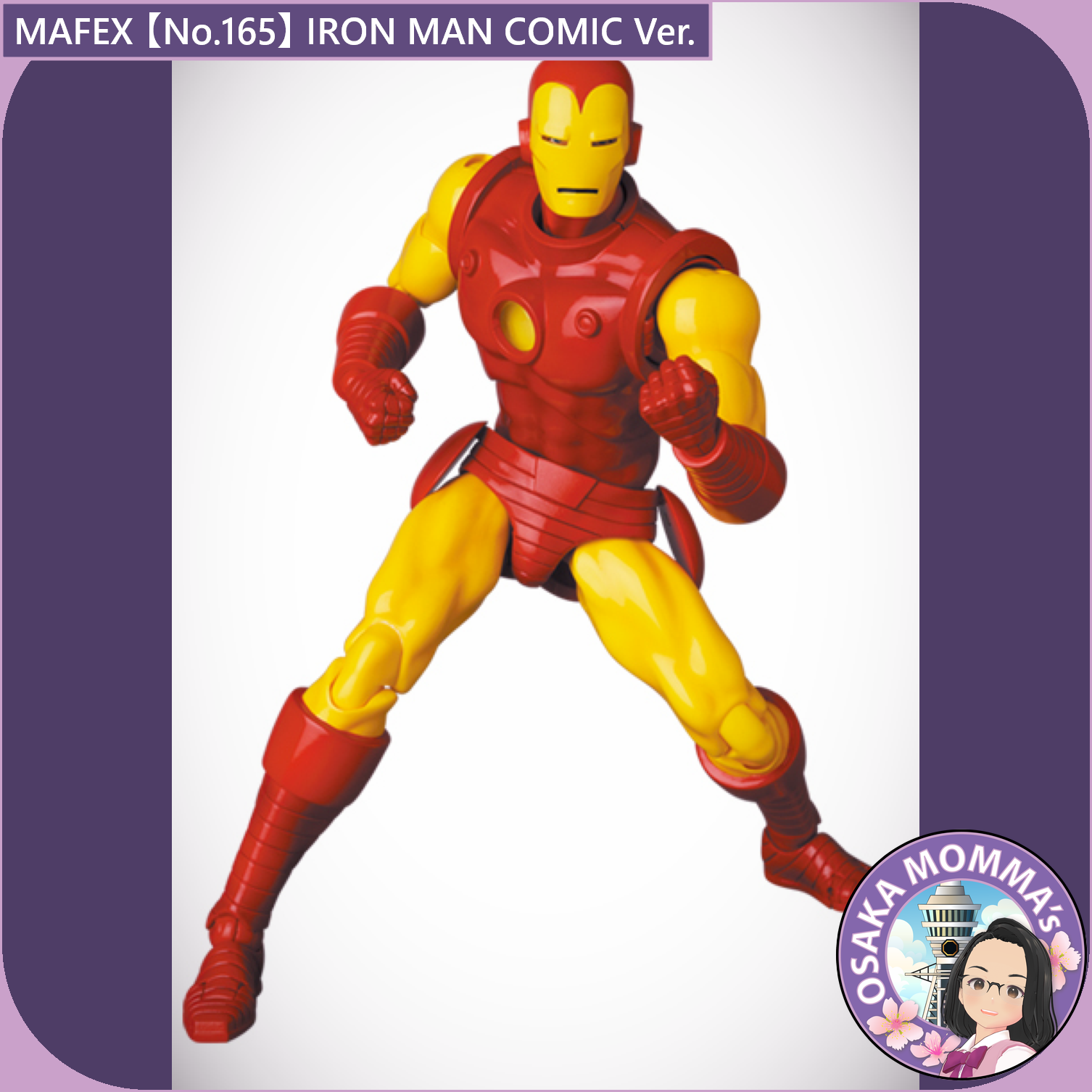 MAFEX 【No.165】IRON MAN (COMIC Ver.) – Osaka Momma's Japanese Goods MAFEX 【No.165】IRON MAN (COMIC Ver.) – Osaka Momma's Japanese Goods