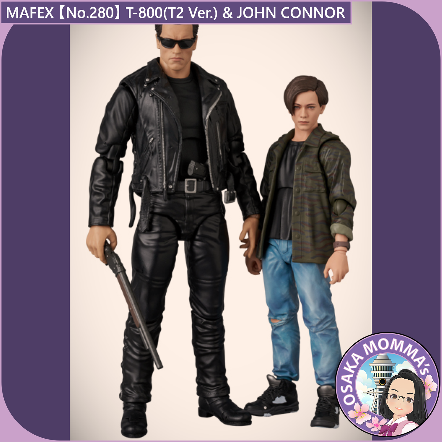 MAFEX 【No.280】T-800(T2 Ver.) & JOHN CONNOR【Apr, 2026】