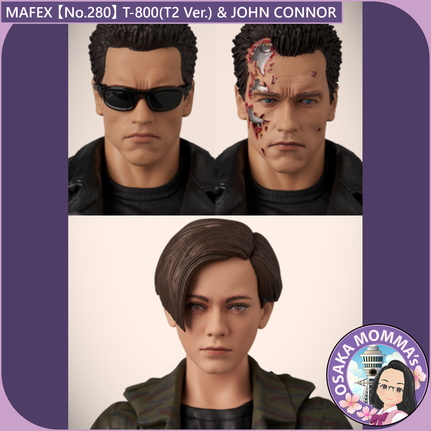 MAFEX 【No.280】T-800(T2 Ver.) & JOHN CONNOR【Apr, 2026】