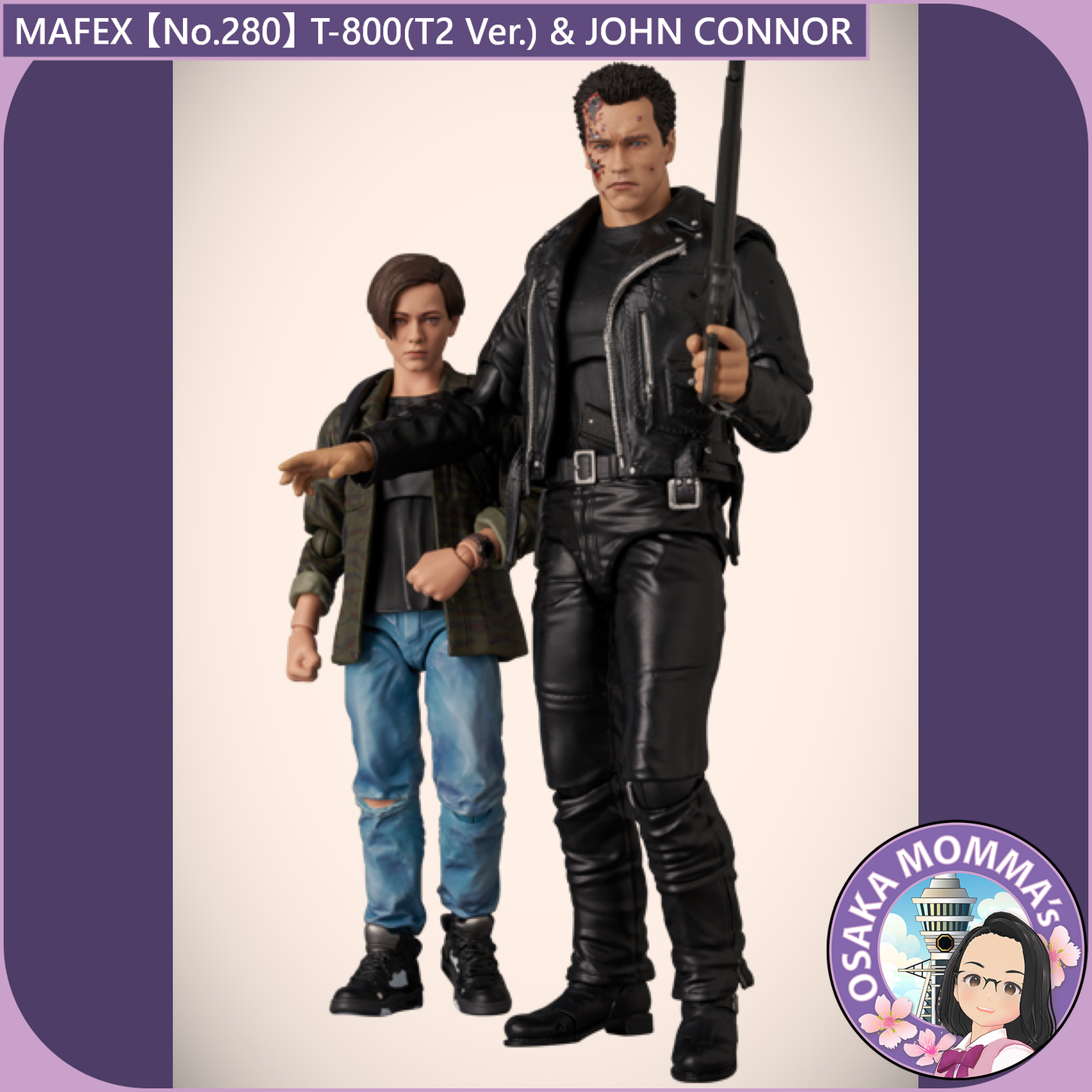 MAFEX 【No.280】T-800(T2 Ver.) & JOHN CONNOR【Apr, 2026】