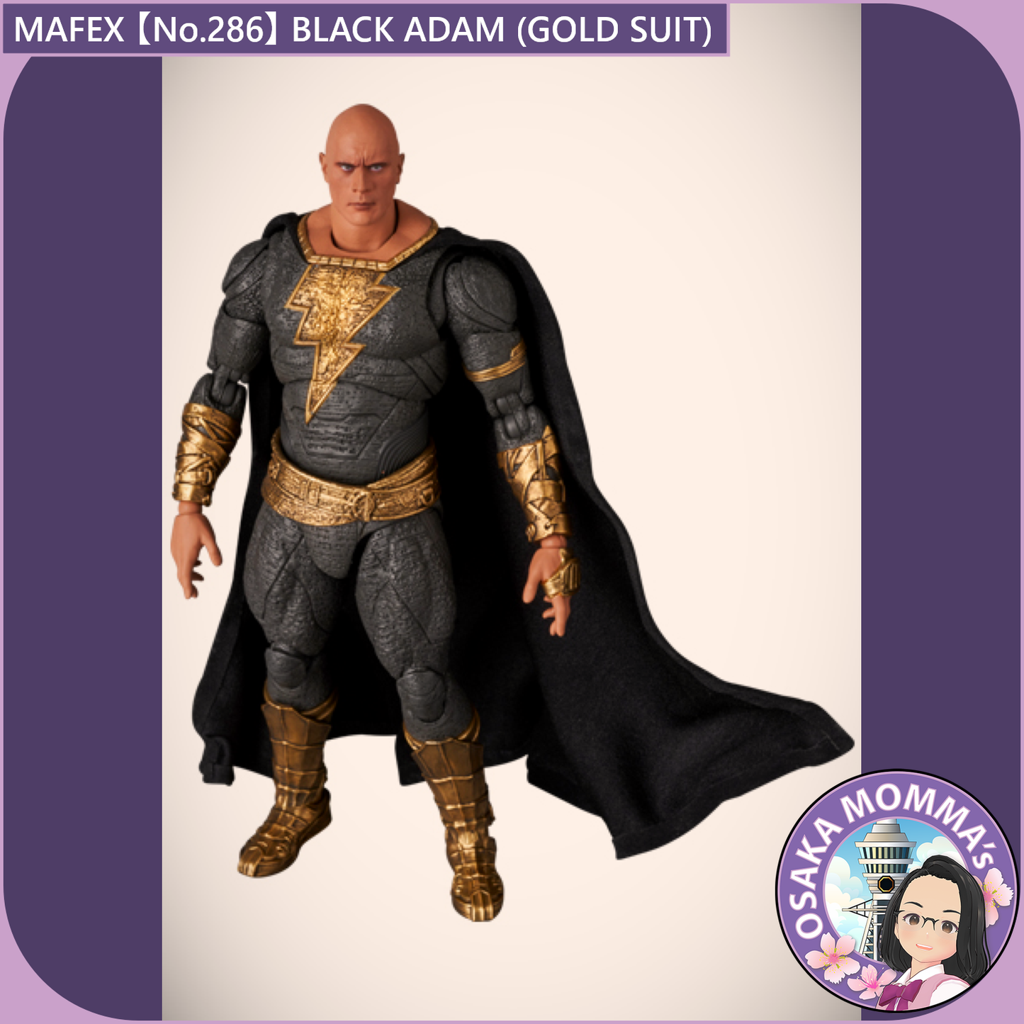 MAFEX 【No.286】BLACK ADAM(GOLD SUIT)【Jun. 2026 】