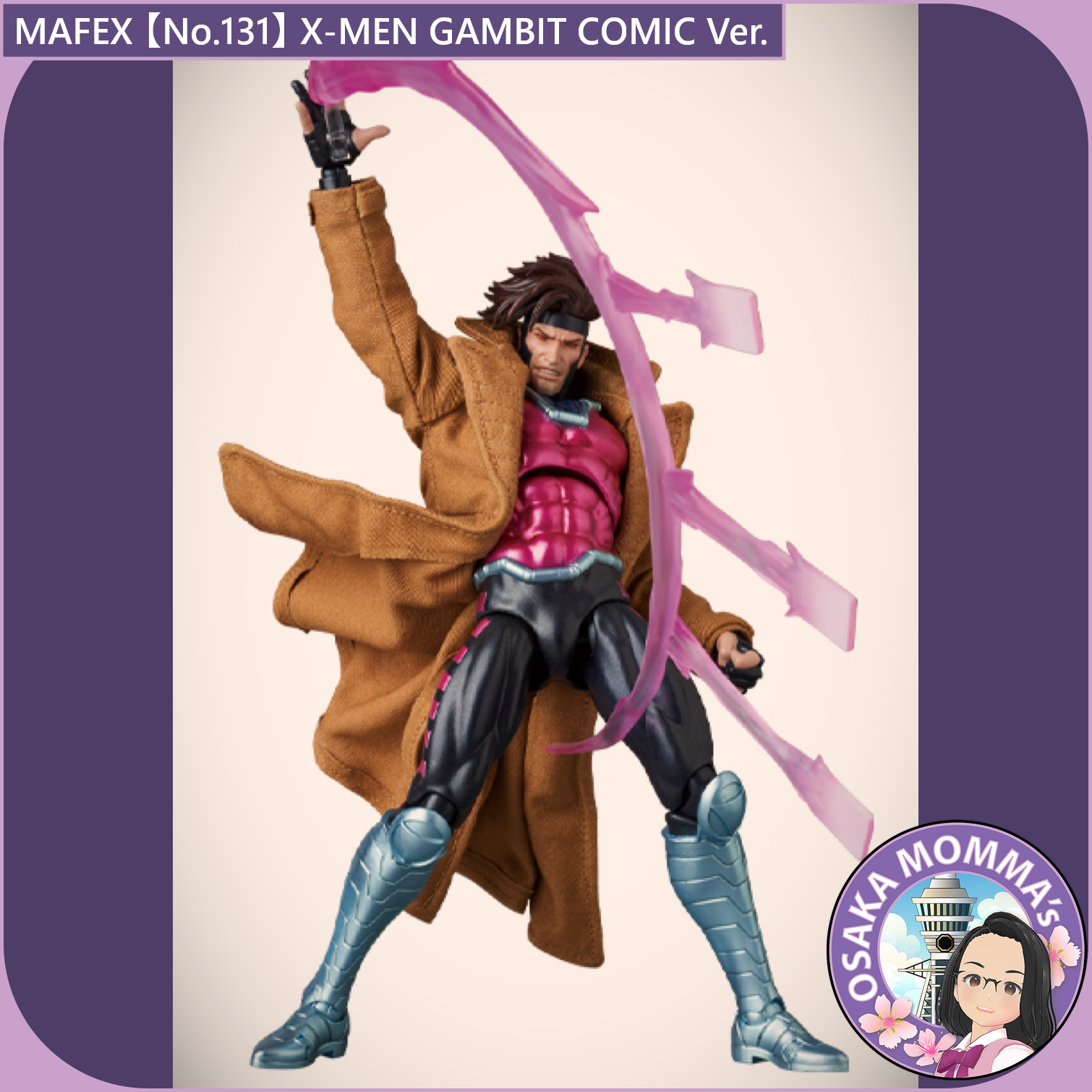 MAFEX【No.131】X-MEN GAMBIT COMIC Ver. – Osaka Momma's Japanese Goods