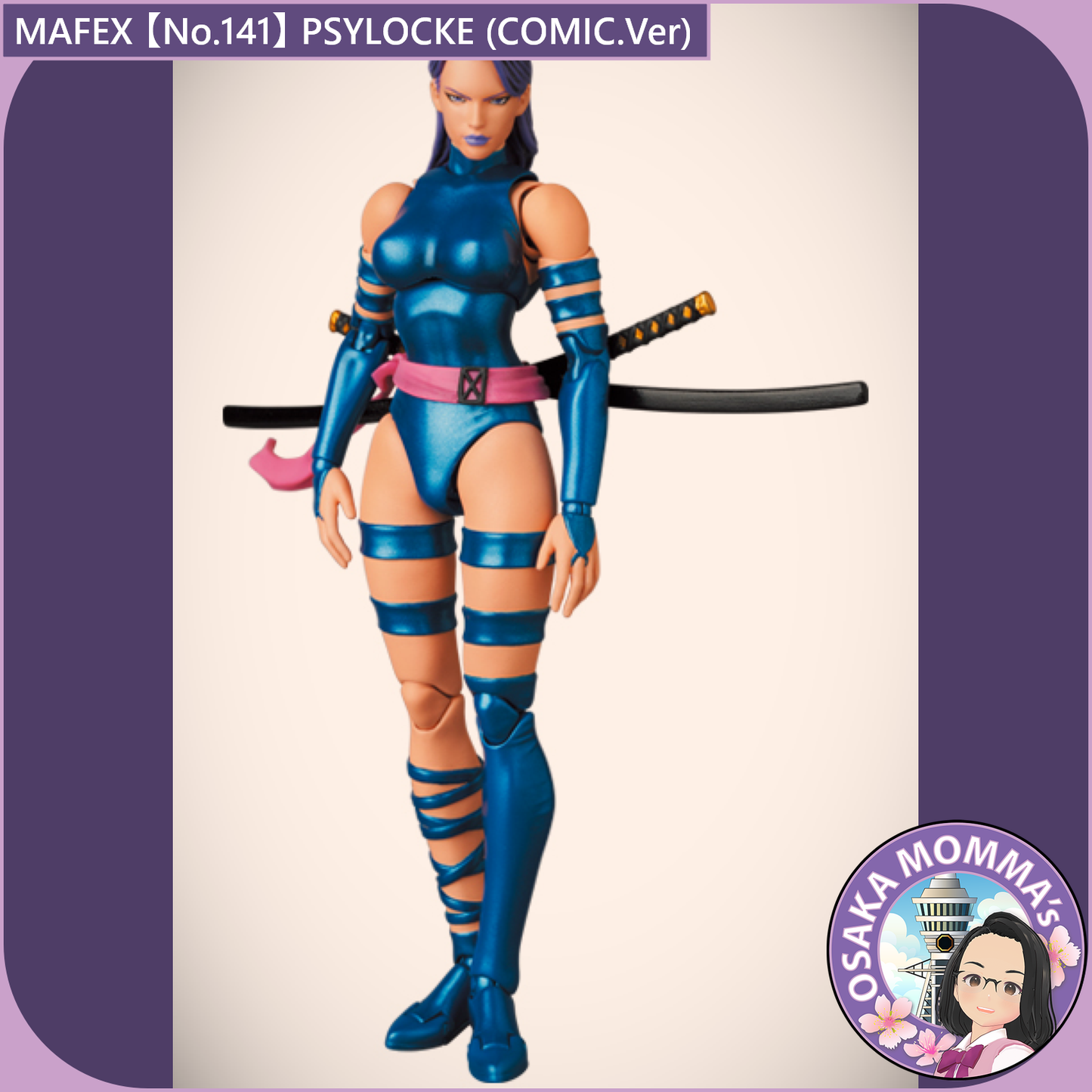MAFEX 【No.141】PSYLOCKE(COMIC Ver.)【Pre-Owned】