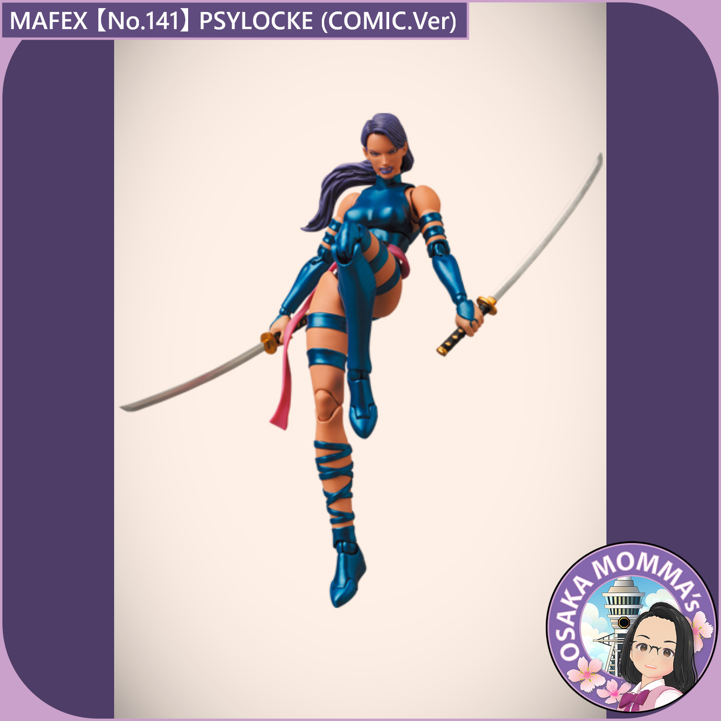 MAFEX 【No.141】PSYLOCKE(COMIC Ver.)【Pre-Owned】