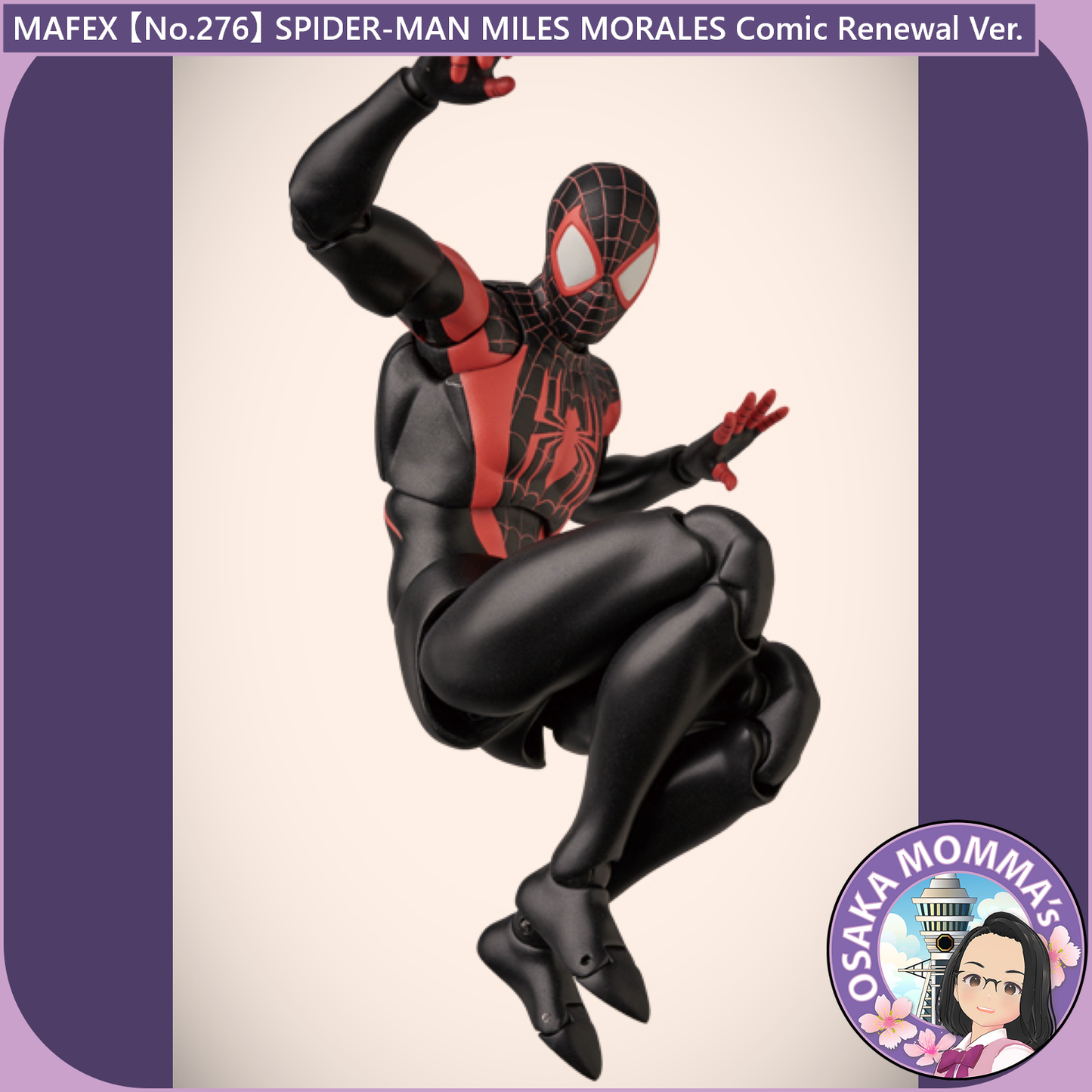 MAFEX 【No.276】Spider-Man (Miles Morales) Comic Renewal Ver.【Aug, 2025】