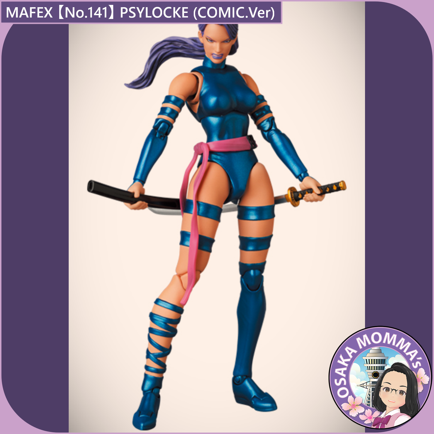 MAFEX 【No.141】PSYLOCKE(COMIC Ver.)【Pre-Owned】