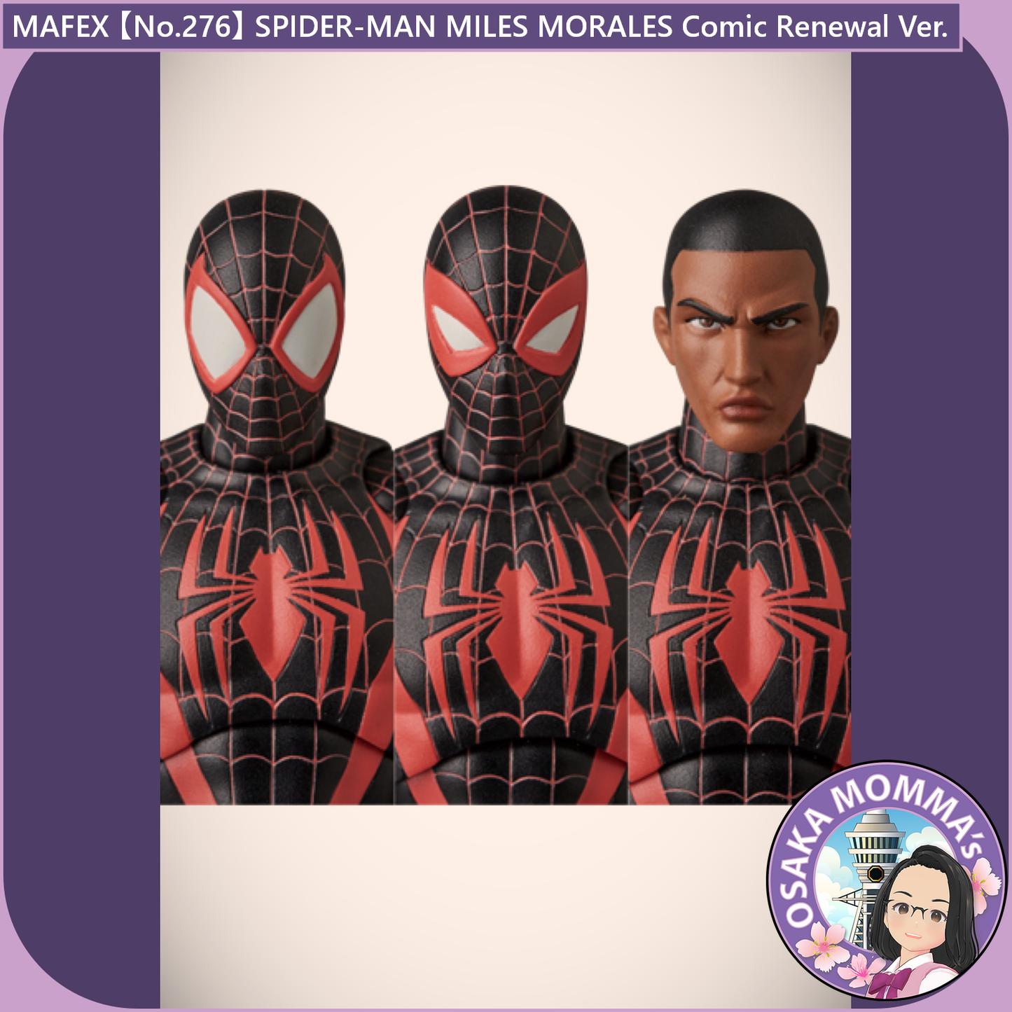 MAFEX 【No.276】Spider-Man (Miles Morales) Comic Renewal Ver.【Aug, 2025】