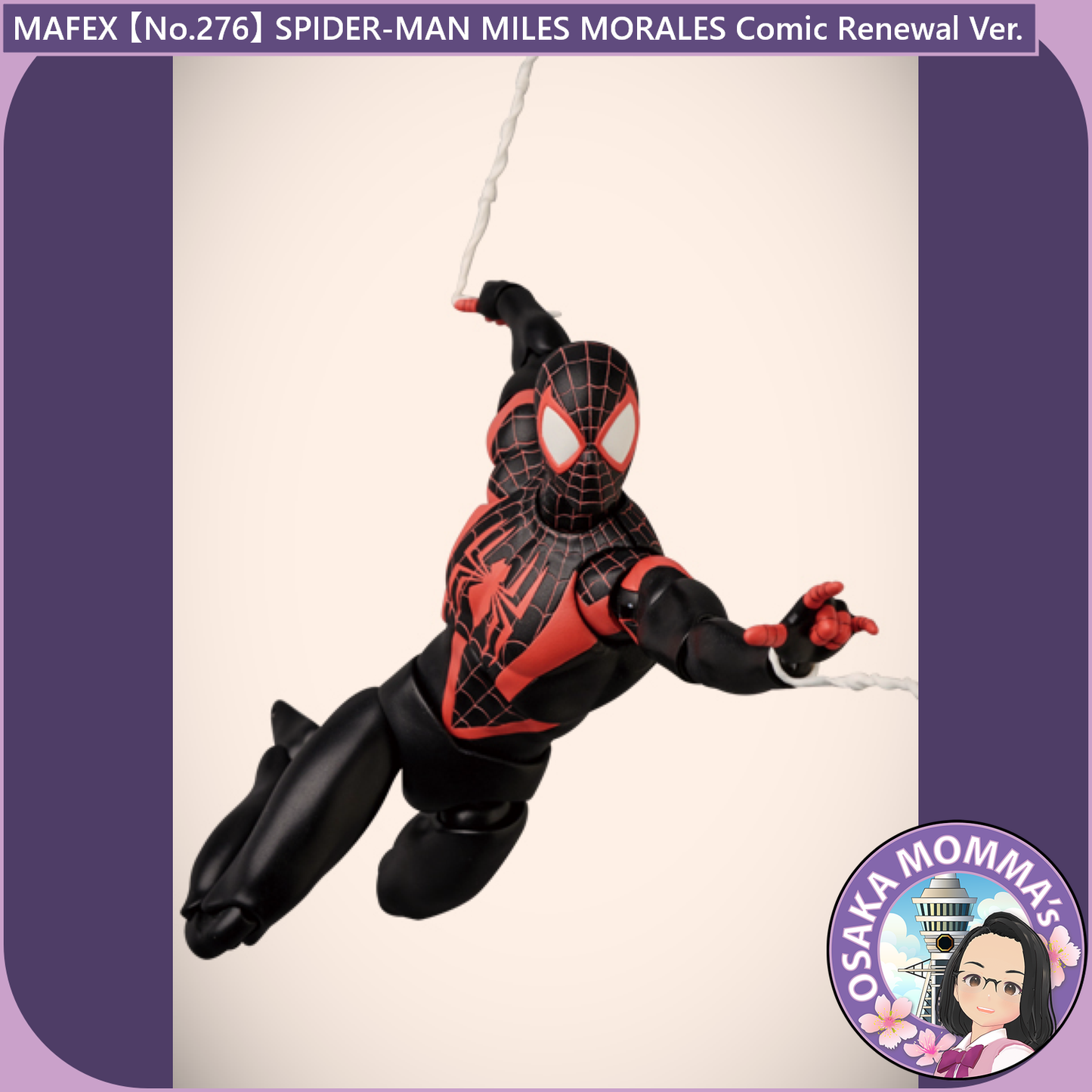 MAFEX 【No.276】Spider-Man (Miles Morales) Comic Renewal Ver.【Aug, 2025】