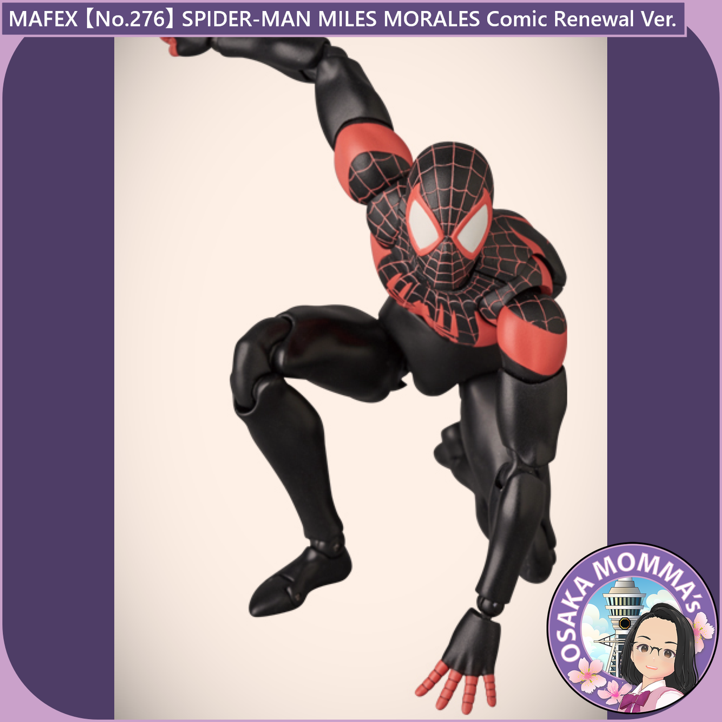 MAFEX 【No.276】Spider-Man (Miles Morales) Comic Renewal Ver.【Aug, 2025】