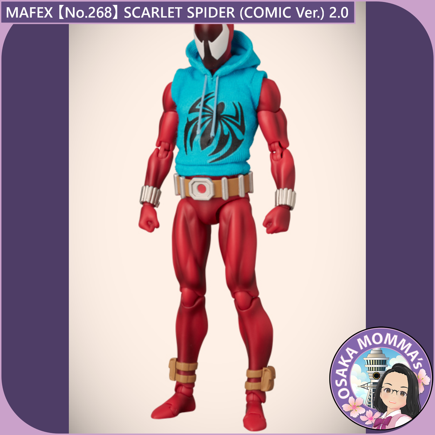 MAFEX【No.268】SCARLET SPIDER (COMIC Ver.) 2.0