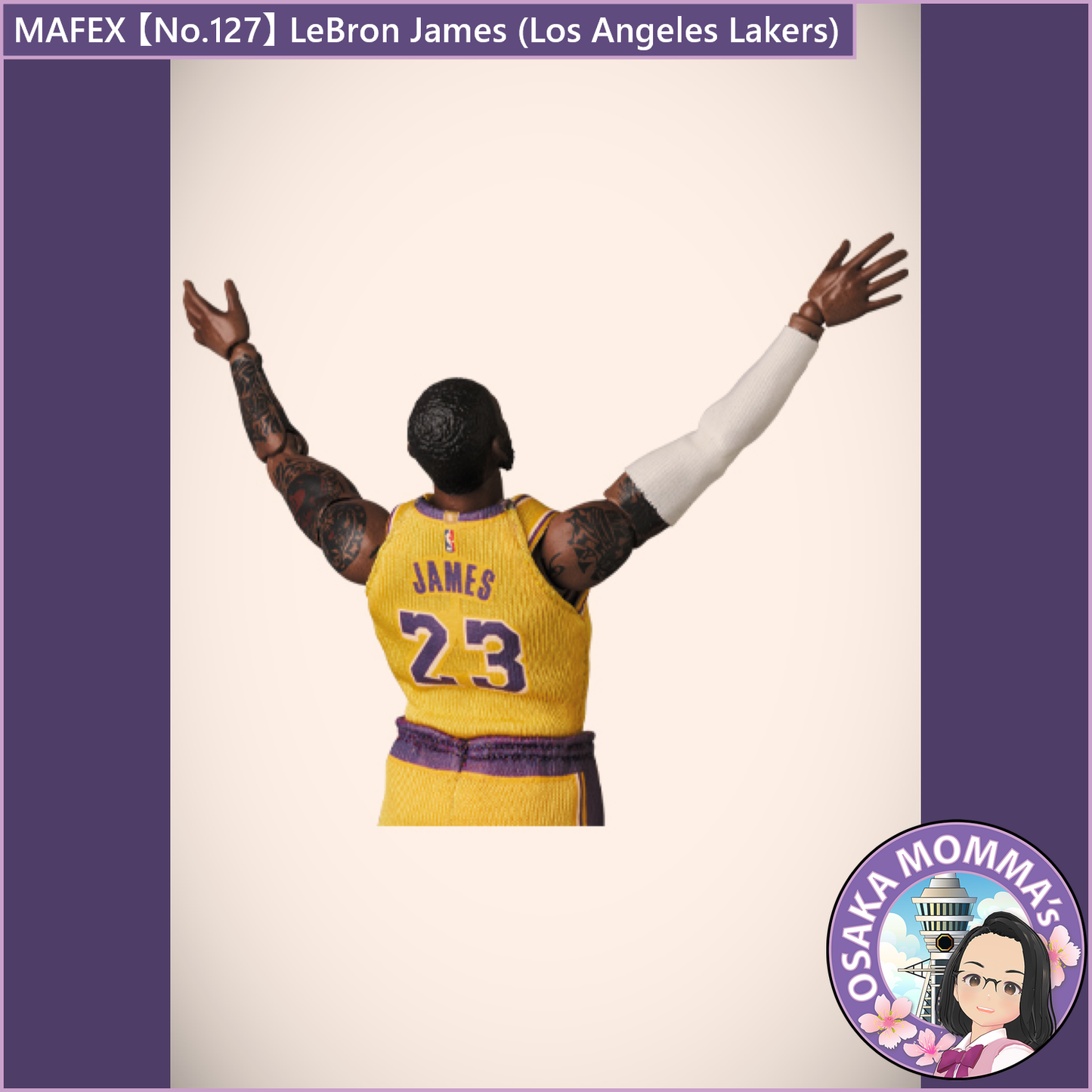 MAFEX 【No.127】LeBron James (Los Angeles Lakers)