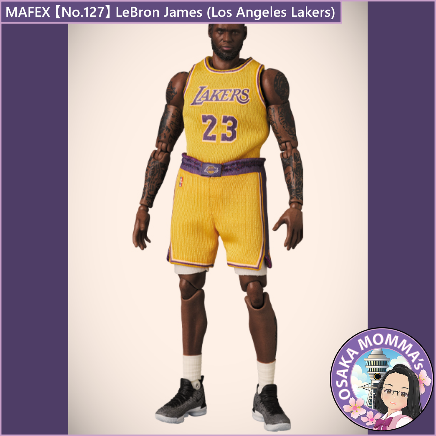 MAFEX 【No.127】LeBron James (Los Angeles Lakers)