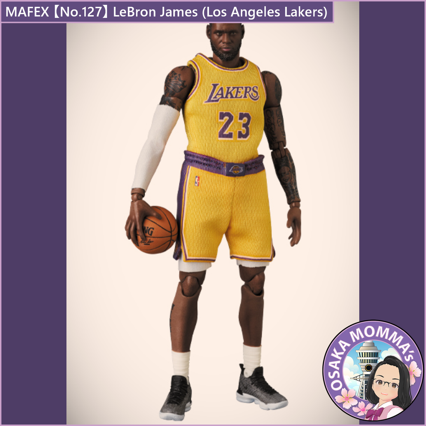MAFEX 【No.127】LeBron James (Los Angeles Lakers)