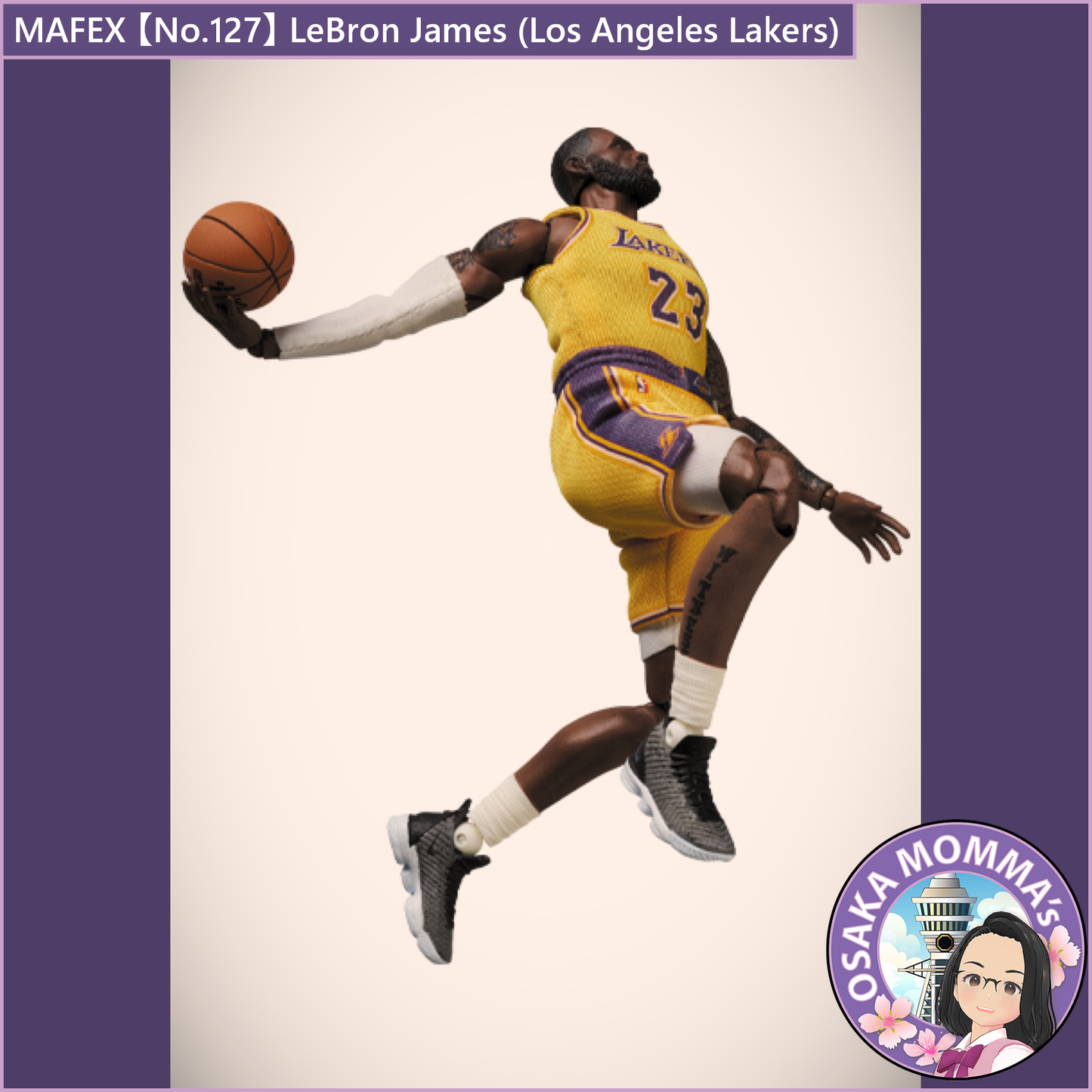 MAFEX 【No.127】LeBron James (Los Angeles Lakers)