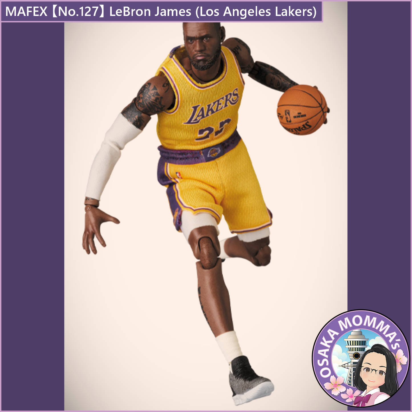 MAFEX 【No.127】LeBron James (Los Angeles Lakers)