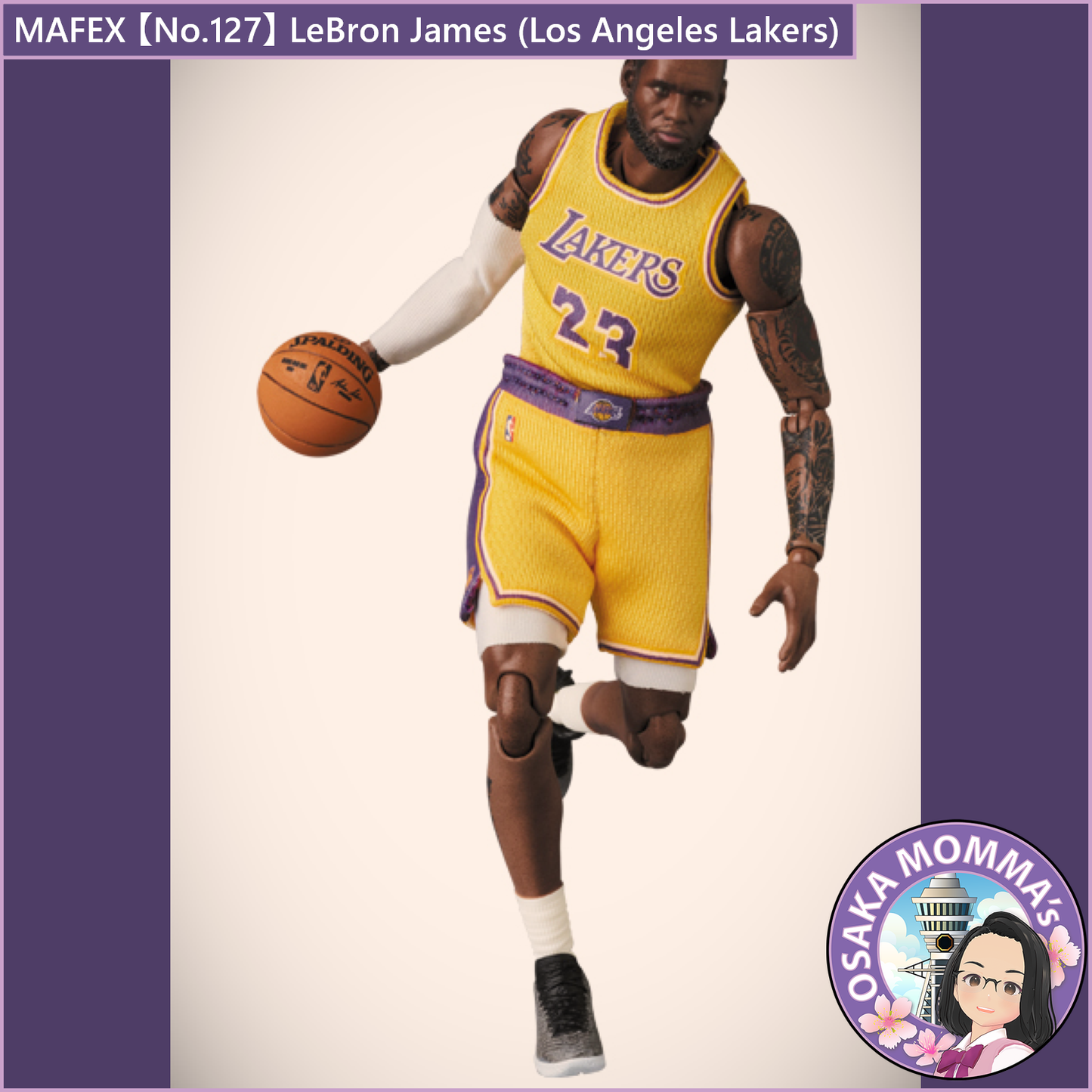 MAFEX 【No.127】LeBron James (Los Angeles Lakers)
