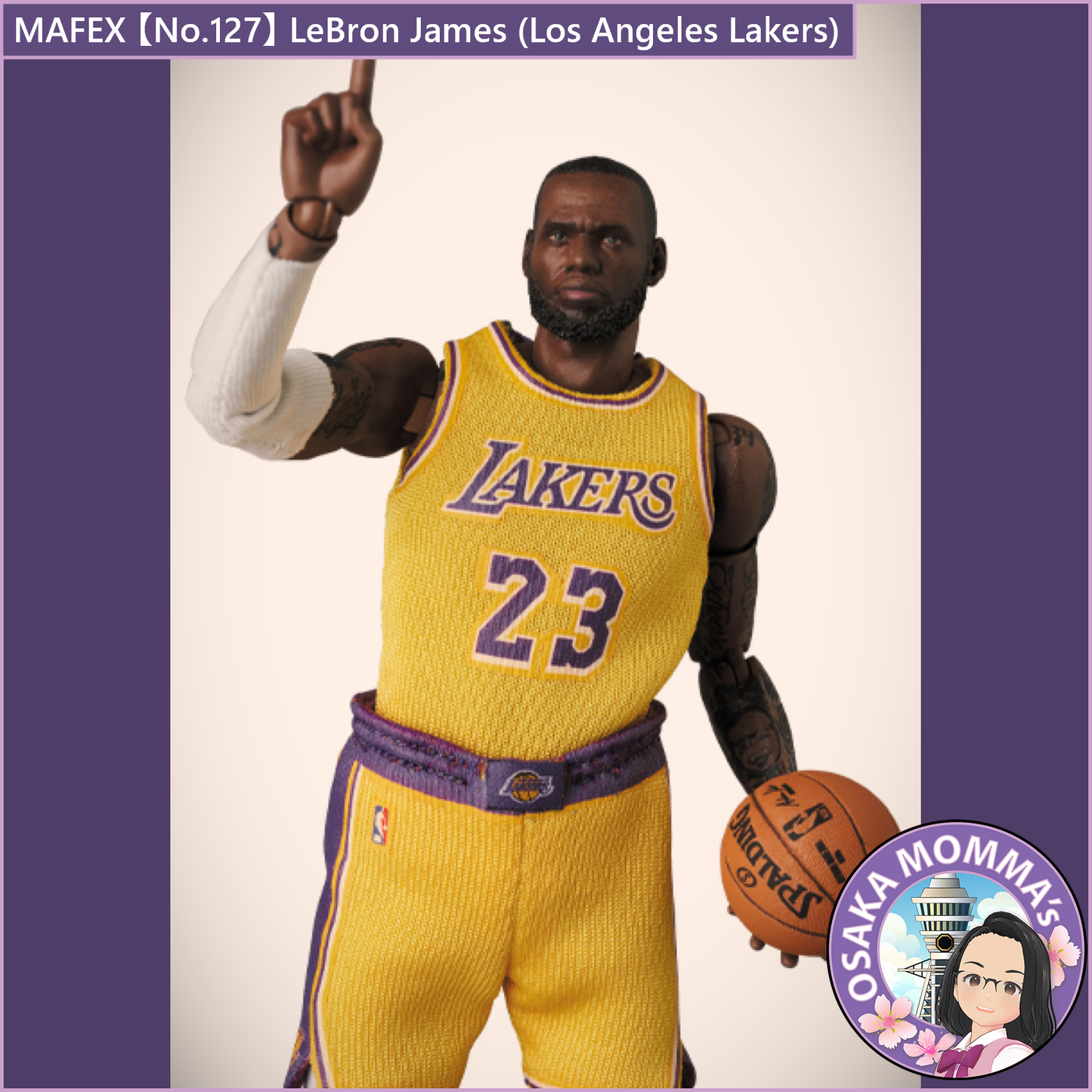 MAFEX 【No.127】LeBron James (Los Angeles Lakers)