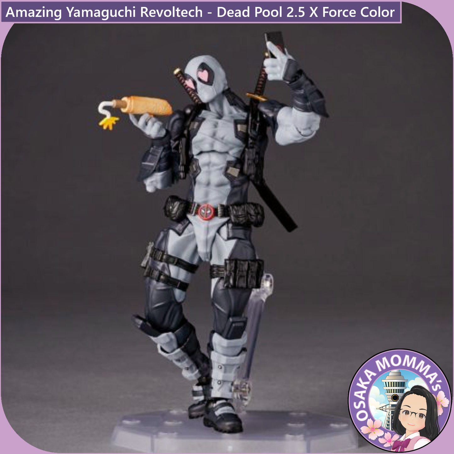 Amazing Yamaguchi Revoltech - Deadpool 2.5 X Force Color