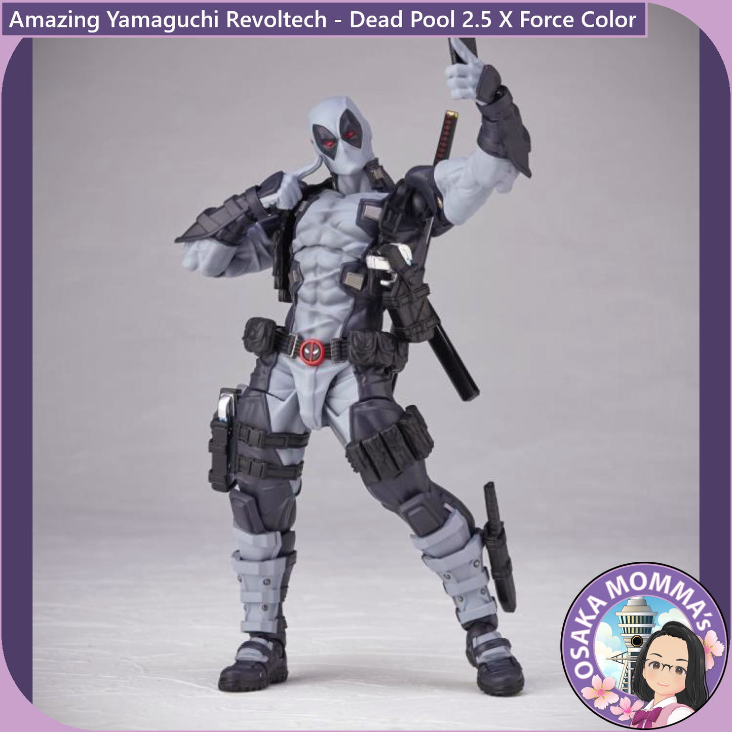 Amazing Yamaguchi Revoltech - Deadpool 2.5 X Force Color