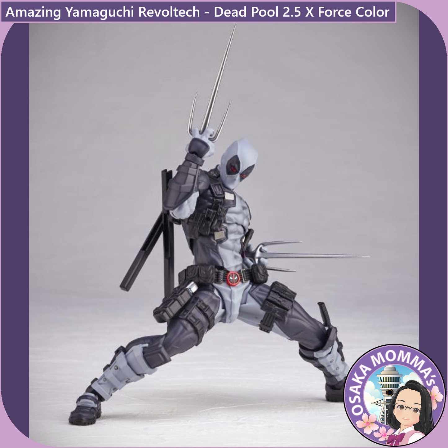 Amazing Yamaguchi Revoltech - Deadpool 2.5 X Force Color
