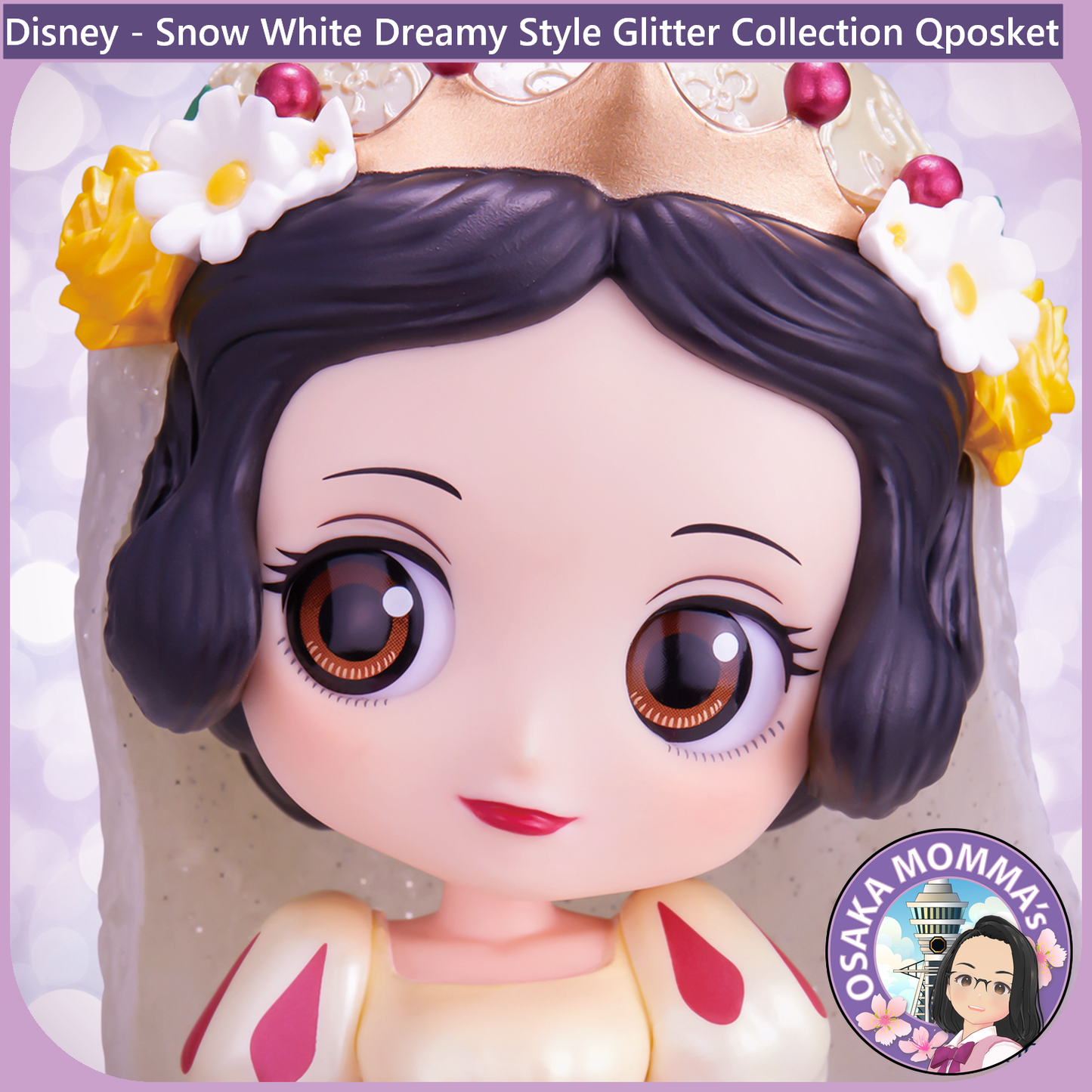 Snow White Dreamy Style Glitter Collection Qposket