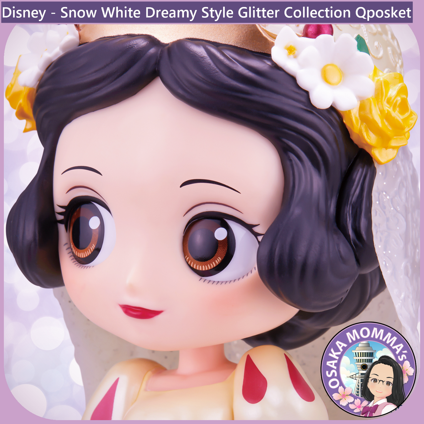Snow White Dreamy Style Glitter Collection Qposket