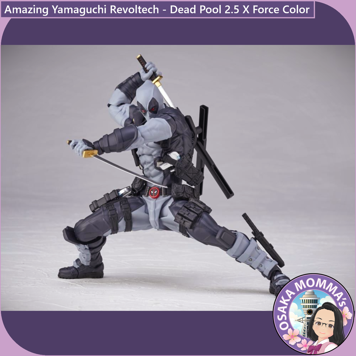 Amazing Yamaguchi Revoltech - Deadpool 2.5 X Force Color