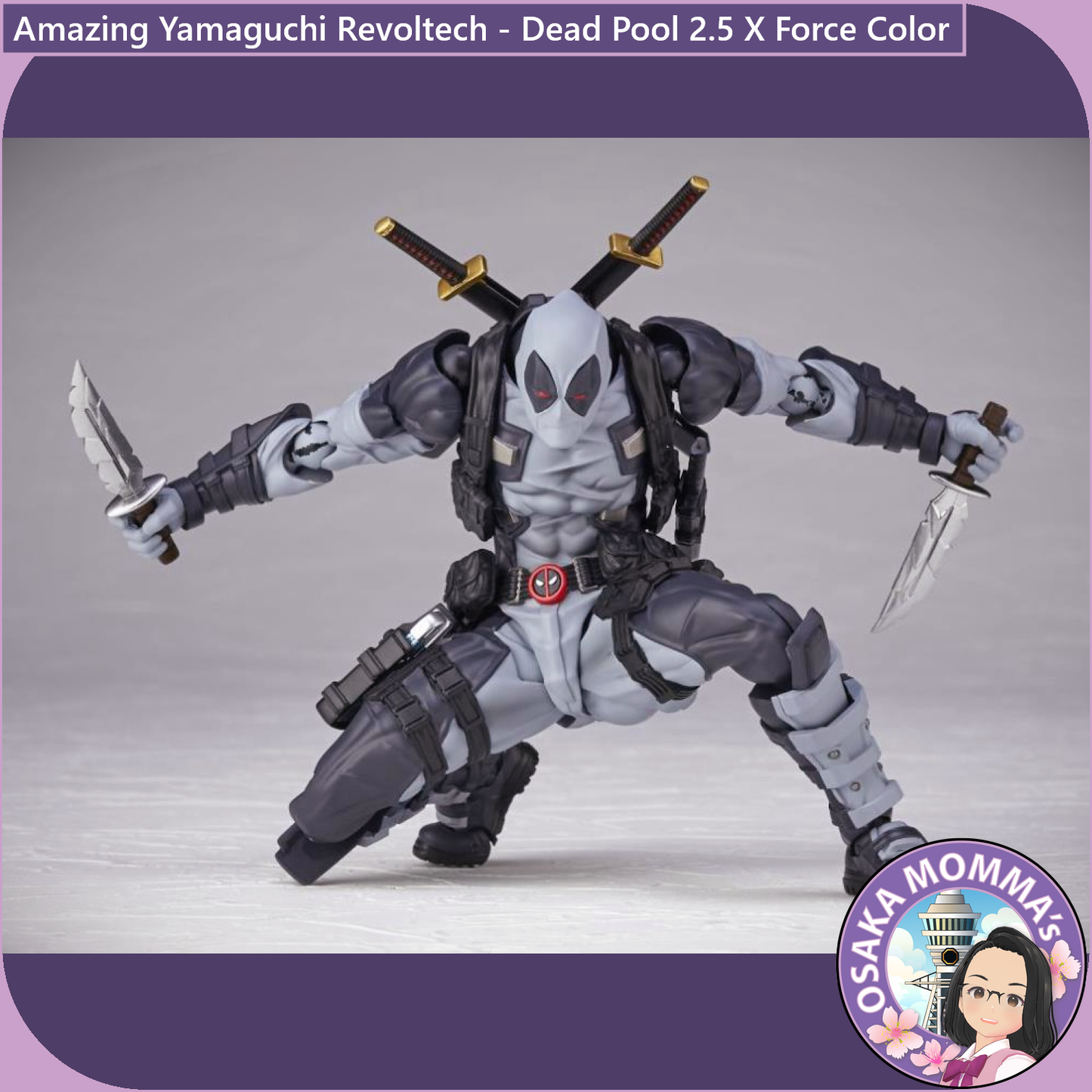 Amazing Yamaguchi Revoltech - Deadpool 2.5 X Force Color