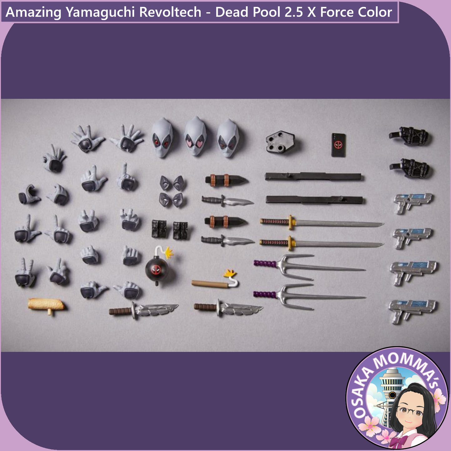 Amazing Yamaguchi Revoltech - Deadpool 2.5 X Force Color