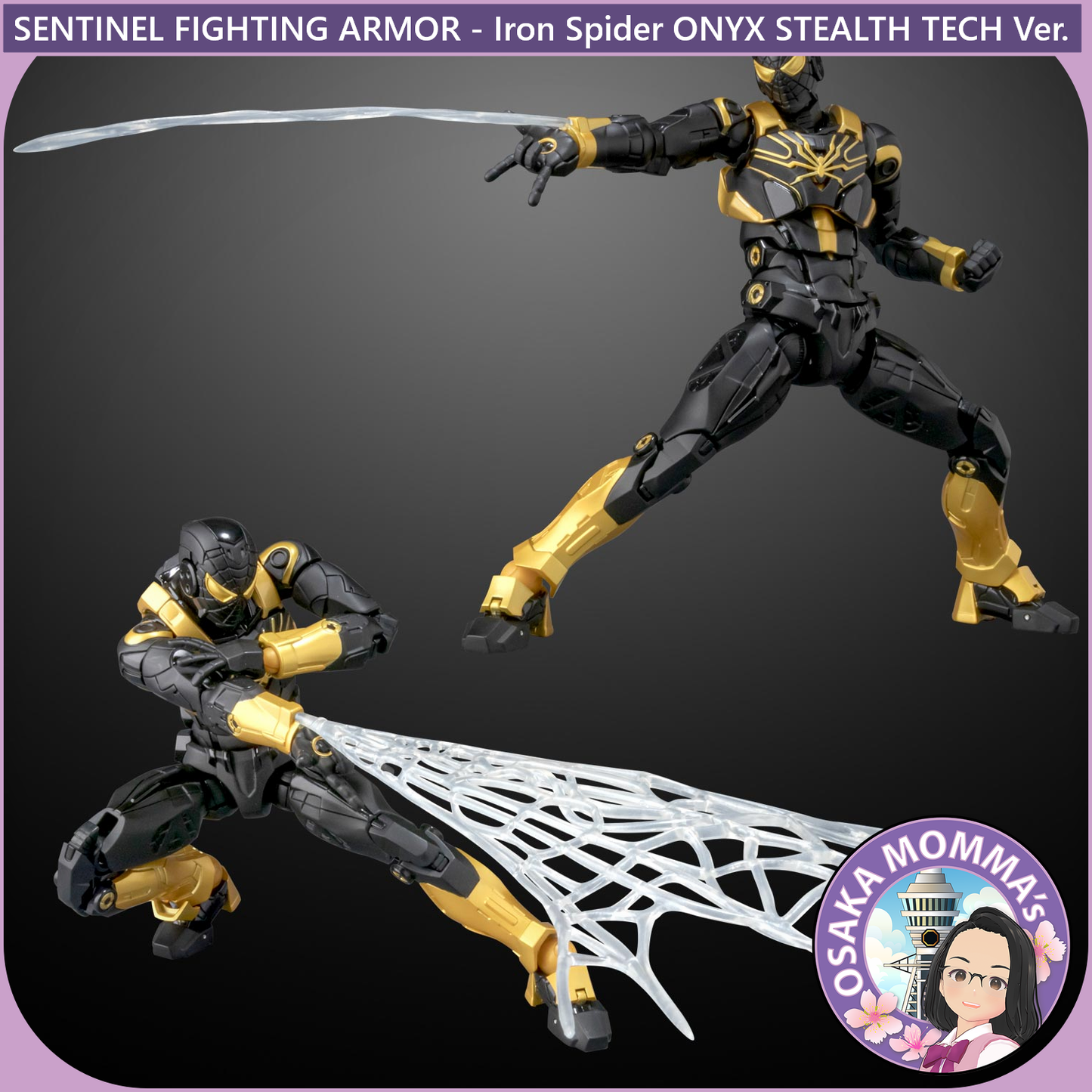 SENTINEL - Iron Spider ONYX STEALTH TECH Ver【Aug. 2025】