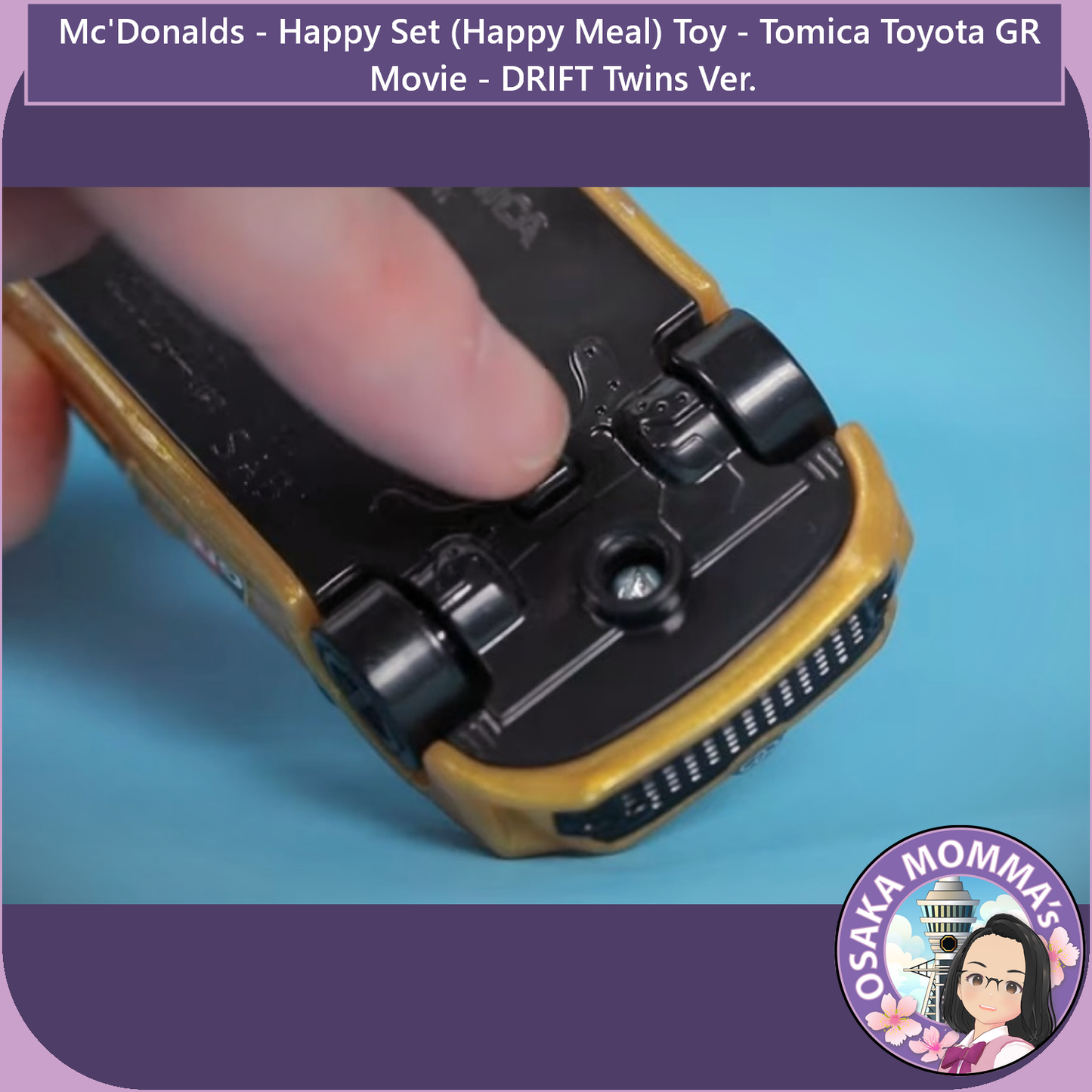 Mc'Donalds - Happy Set (Happy Meal) Toy - Tomica Toyota GR