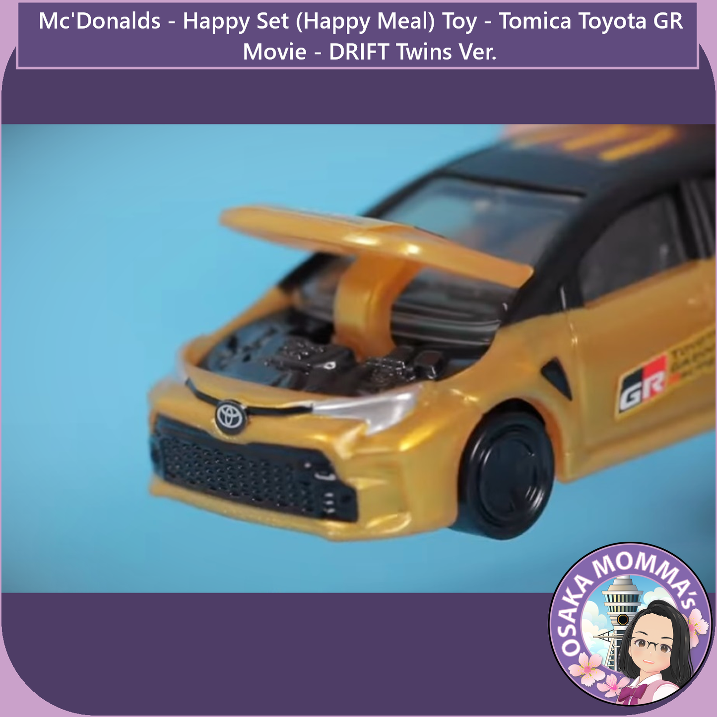 Mc'Donalds - Happy Set (Happy Meal) Toy - Tomica Toyota GR