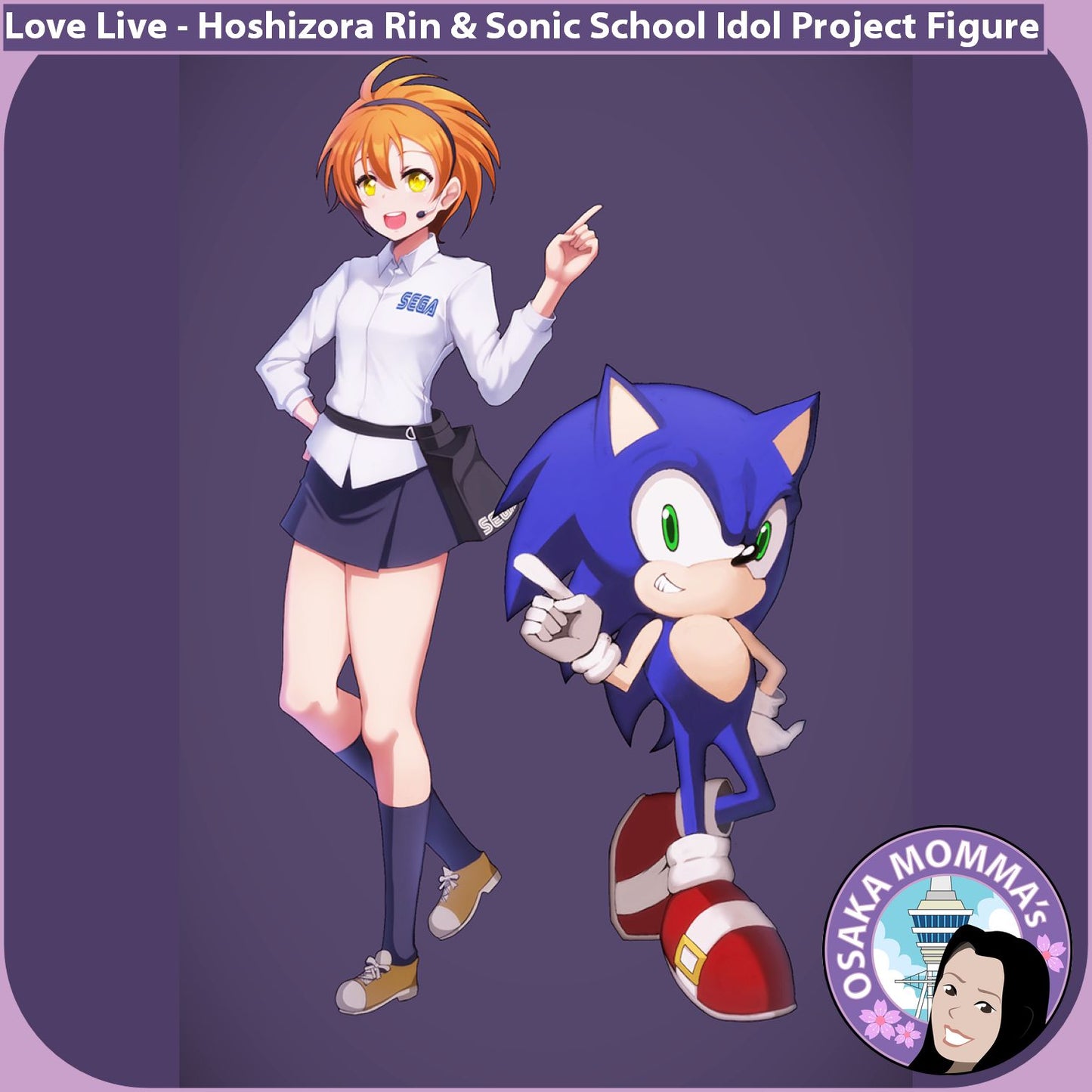 Hoshizora Rin & Sonic School Idol Figure