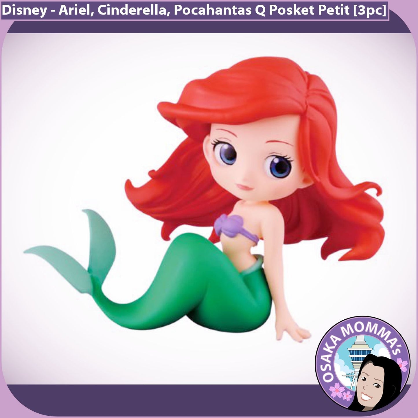 Disney Qposket Petit Vol. 2 Ariel・ Cinderella・ Pocahontas