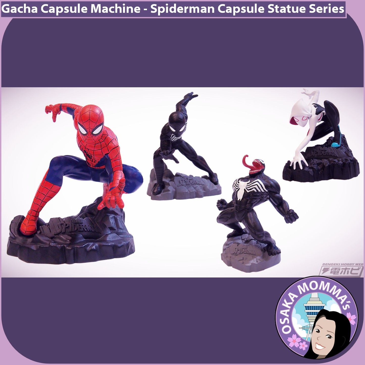 Spiderman Capsule Statue Series Figures
