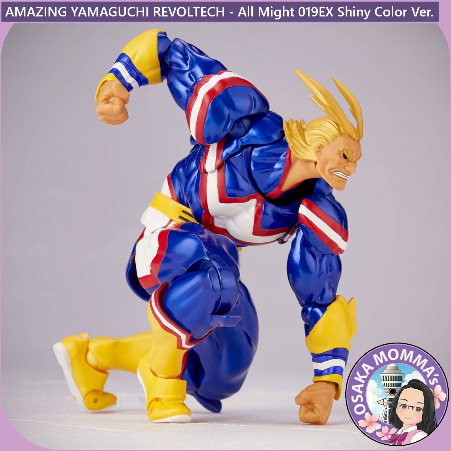 Amazing Yamaguchi Revoltech - All Might 019EX Shiny Color Ver Amazing Yamaguchi Revoltech - All Might 019EX Shiny Color Ver