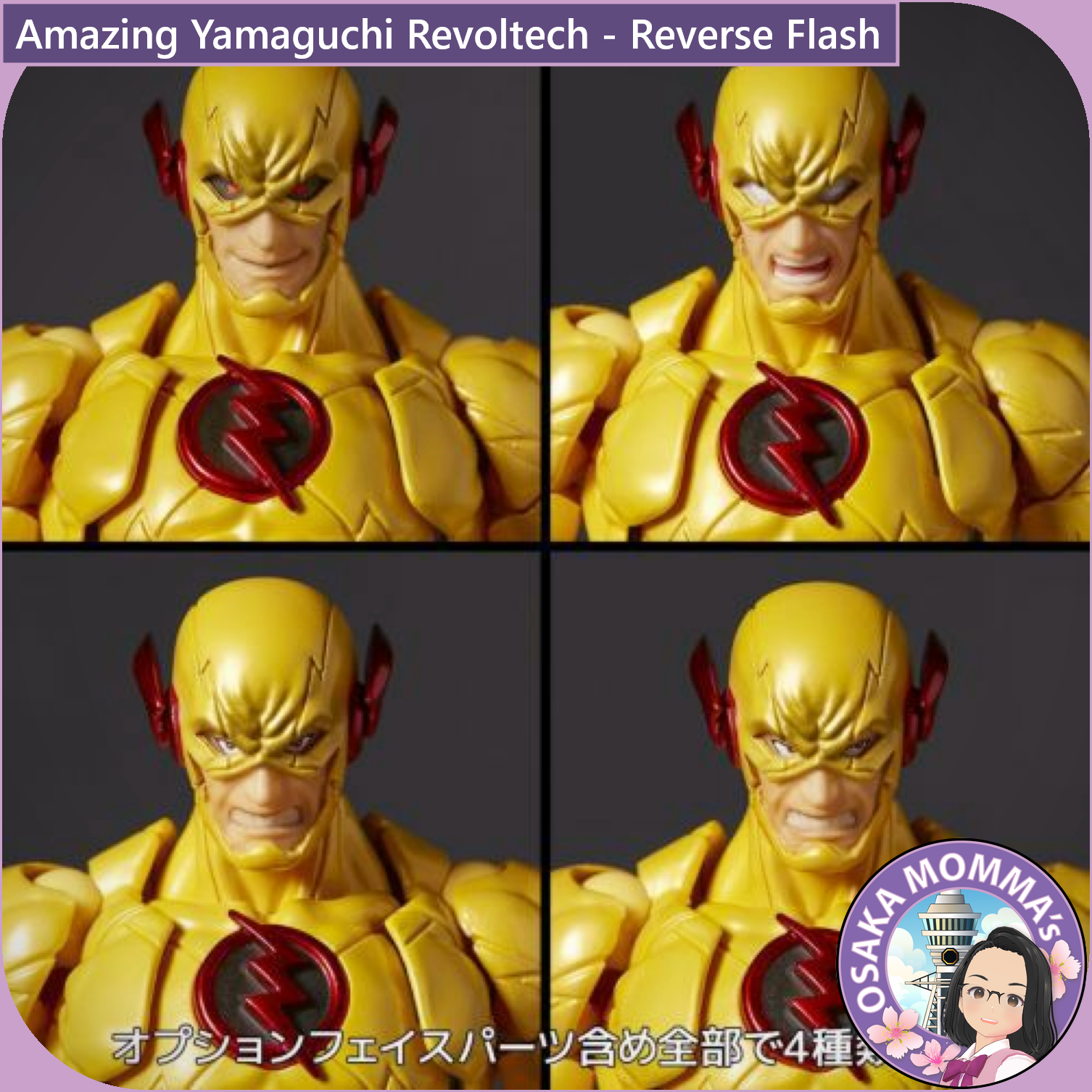 Kaiyodo Revoltech Amazing Yamaguchi Reverse Flash Action Figure Kaiyodo Revoltech Amazing Yamaguchi Reverse Flash Action Figure