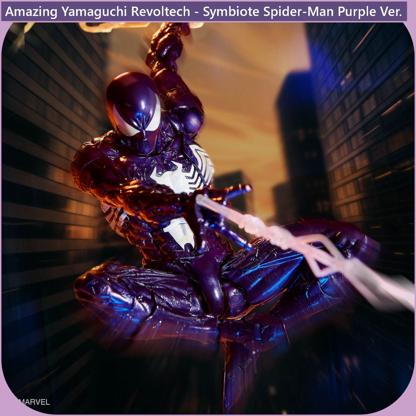 Amazing Yamaguchi Revoltech - Symbiote Spider-Man Purple Ver【July, 2026】
