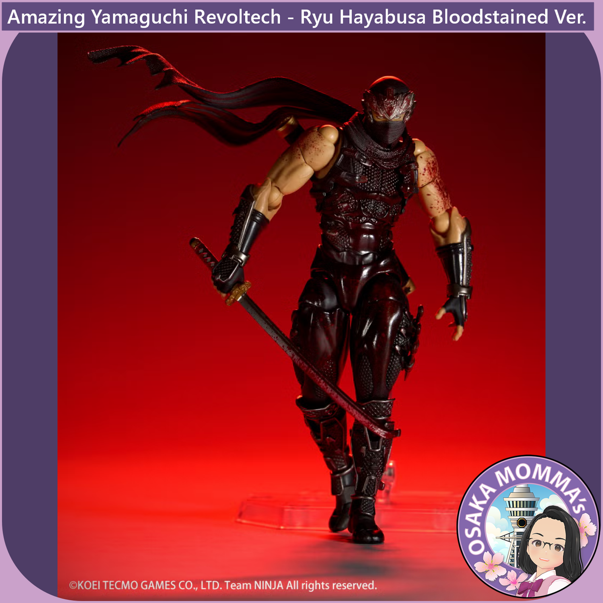 Amazing Yamaguchi Revoltech - Ryu Hayabusa -Bloodstained Ver.-