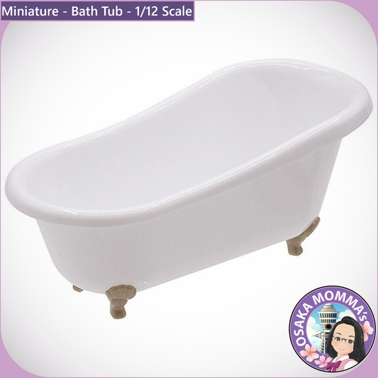 Miniature - Bath Tub - 1/12 Scale