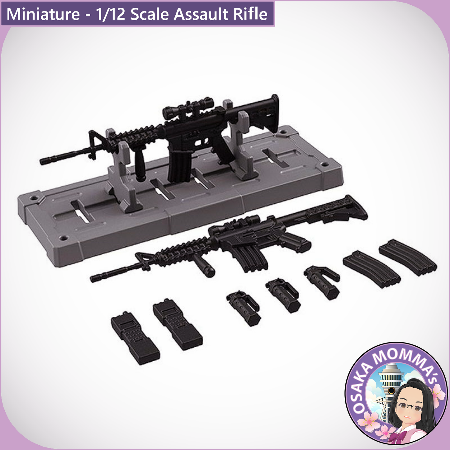 1/12 Scale Assault Rifle