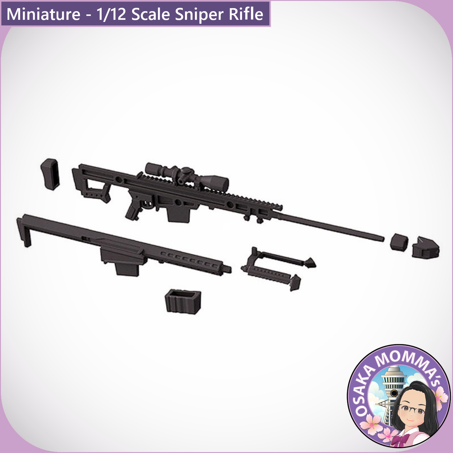 1/12 Scale Sniper Rifle