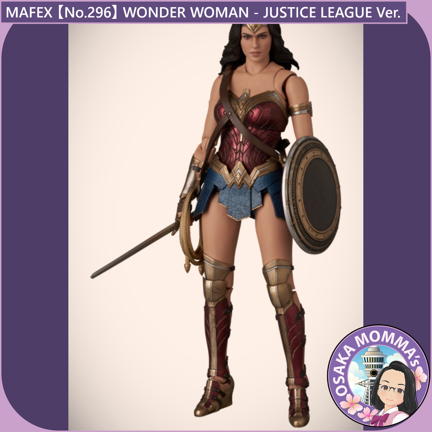 MAFEX 【No.296】WONDER WOMAN JUSTICE LEAGUE Ver.【Oct.2026】