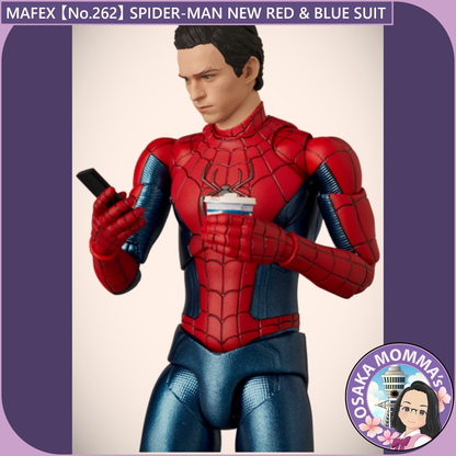 MAFEX 【No.262】SPIDER-MAN NEW RED & BLUE SUIT – Osaka Momma's MAFEX 【No.262】SPIDER-MAN NEW RED & BLUE SUIT – Osaka Momma's