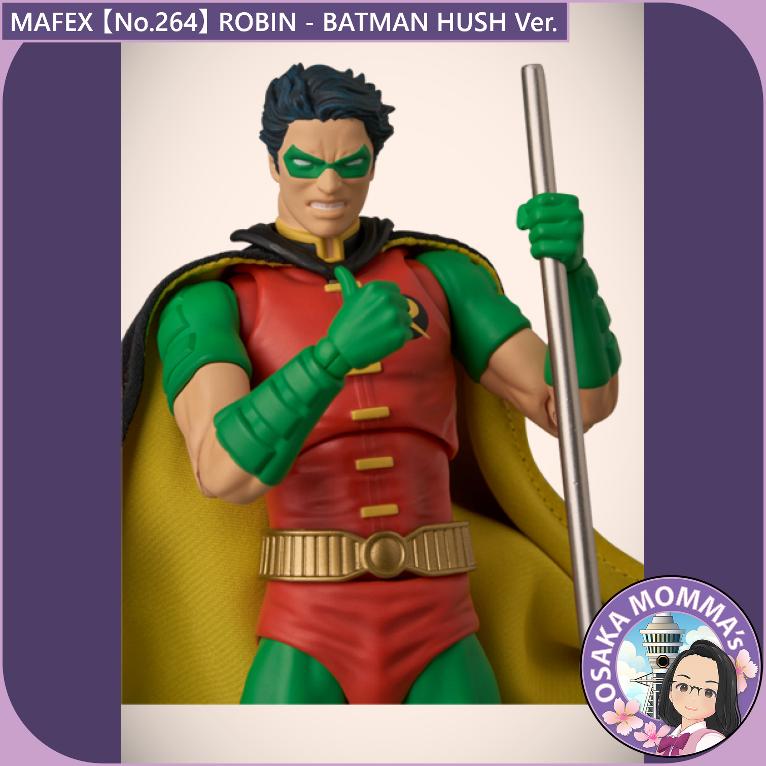 MAFEX 【No.264】ROBIN : BATMAN HUSH Ver. – Osaka Momma's Japanese MAFEX 【No.264】ROBIN : BATMAN HUSH Ver. – Osaka Momma's Japanese