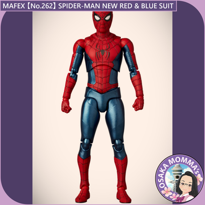 MAFEX 【No.262】SPIDER-MAN NEW RED & BLUE SUIT – Osaka Momma's MAFEX 【No.262】SPIDER-MAN NEW RED & BLUE SUIT – Osaka Momma's