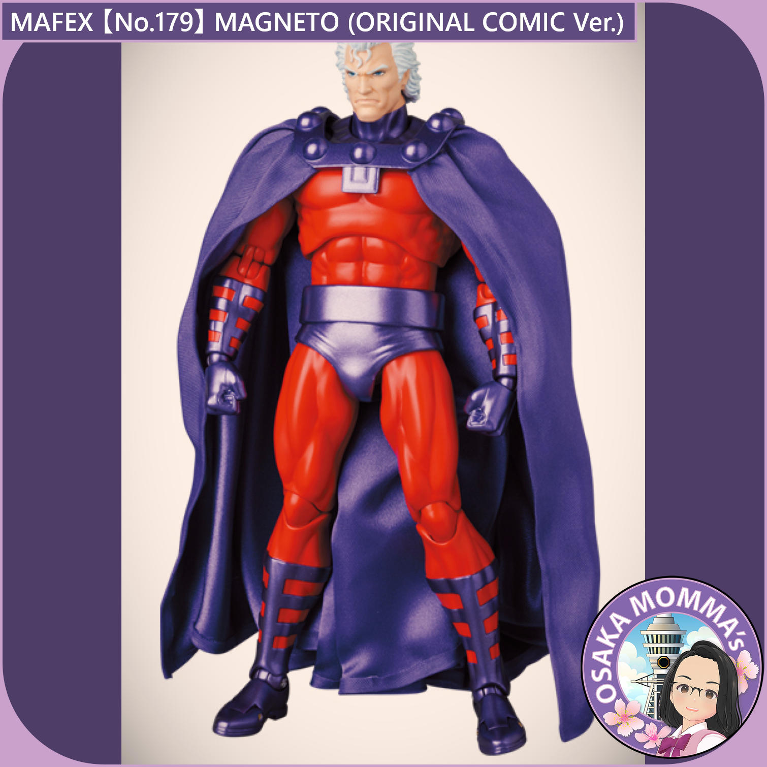MAFEX 【No.179】X-MEN MAGNETO (COMIC Ver.) – Osaka Momma's MAFEX 【No.179】X-MEN MAGNETO (COMIC Ver.) – Osaka Momma's