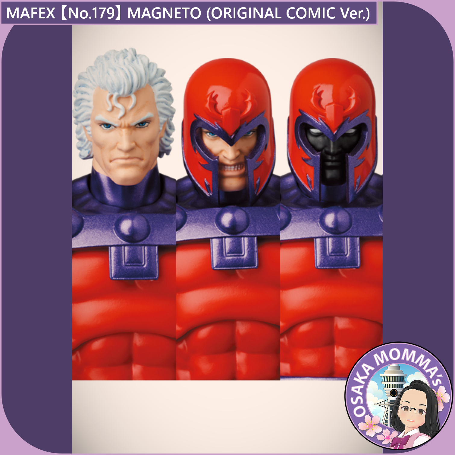 MAFEX 【No.179】X-MEN MAGNETO (COMIC Ver.) – Osaka Momma's MAFEX 【No.179】X-MEN MAGNETO (COMIC Ver.) – Osaka Momma's